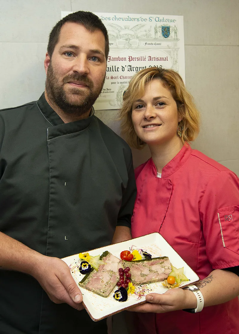 Yannick MAGNY et son épouse - Charcuterie Nolaytoise