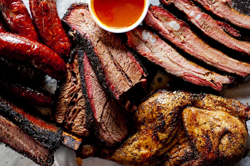 Plateau de viandes pour barbecue et pierrade